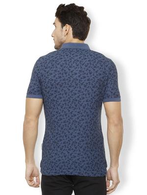 navy blue cotton polo t-shirt - 15497779 - Standard Image - 2