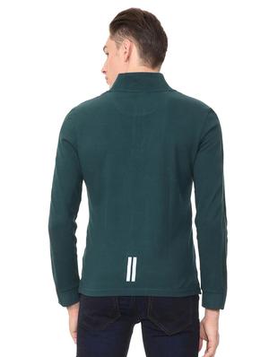 green cotton collared t-shirt - 15497785 - Standard Image - 2