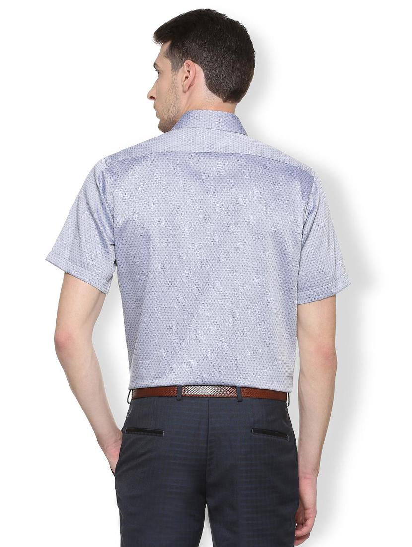 blue cotton formal shirt - 15497843 - Zoom Image - 2