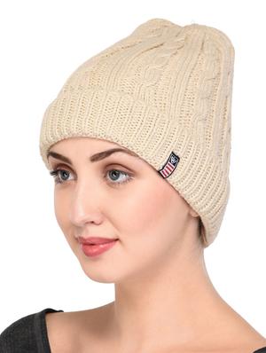 cable knit acrylic cap - 15498046 - Standard Image - 2