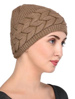 cable knit woolen cap - 15498047 - Standard Image - 2