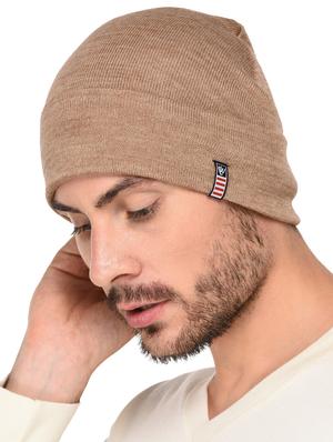 beige wool caps and hat - 15498069 - Standard Image - 2