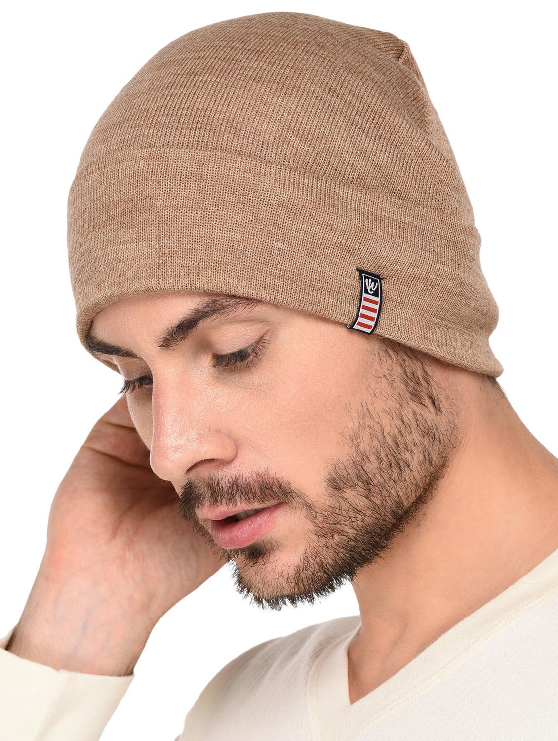 beige wool caps and hat - 15498069 - Zoom Image - 2