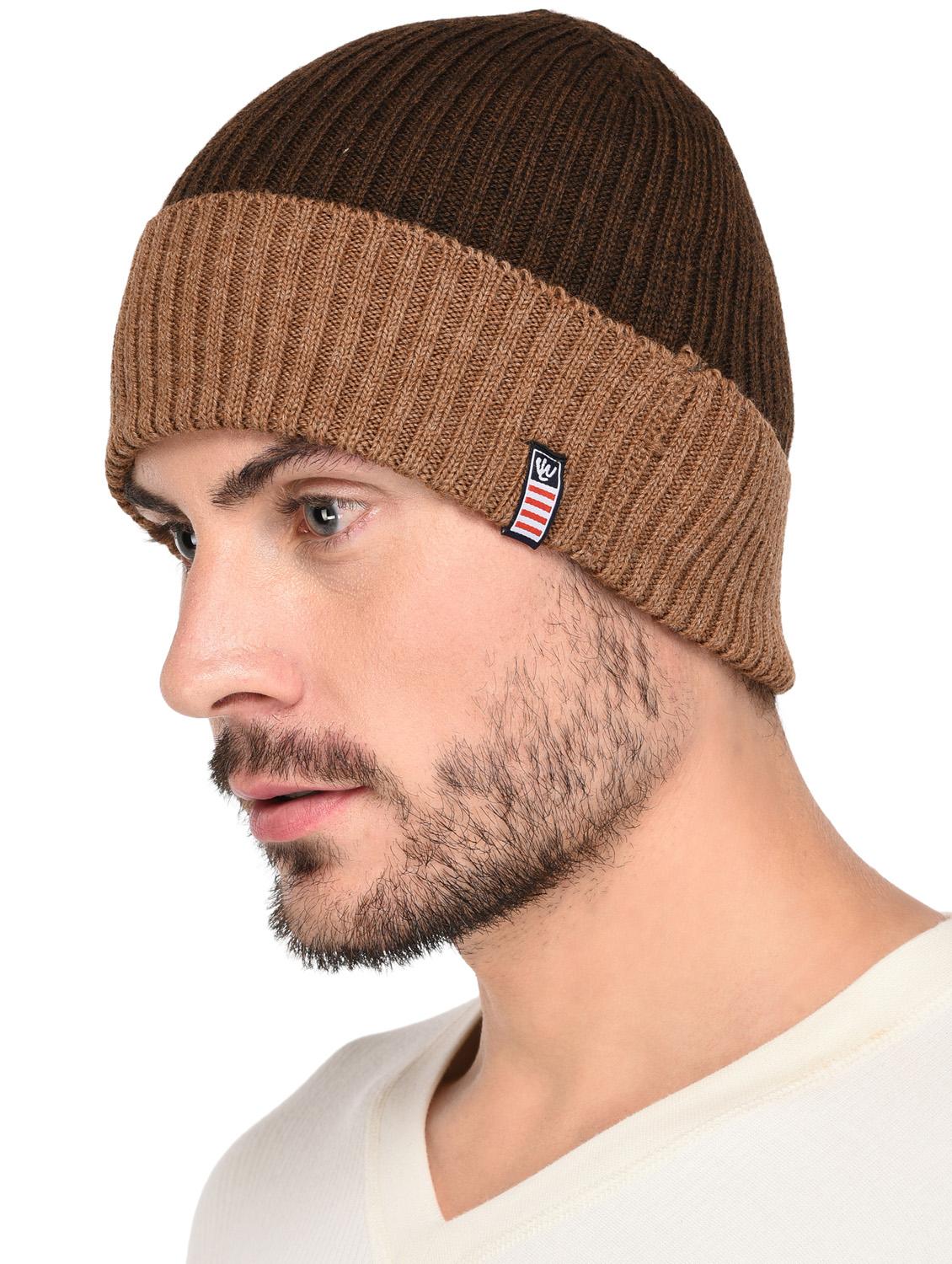 brown wool beanie - 15498072 - Zoom Image - 2