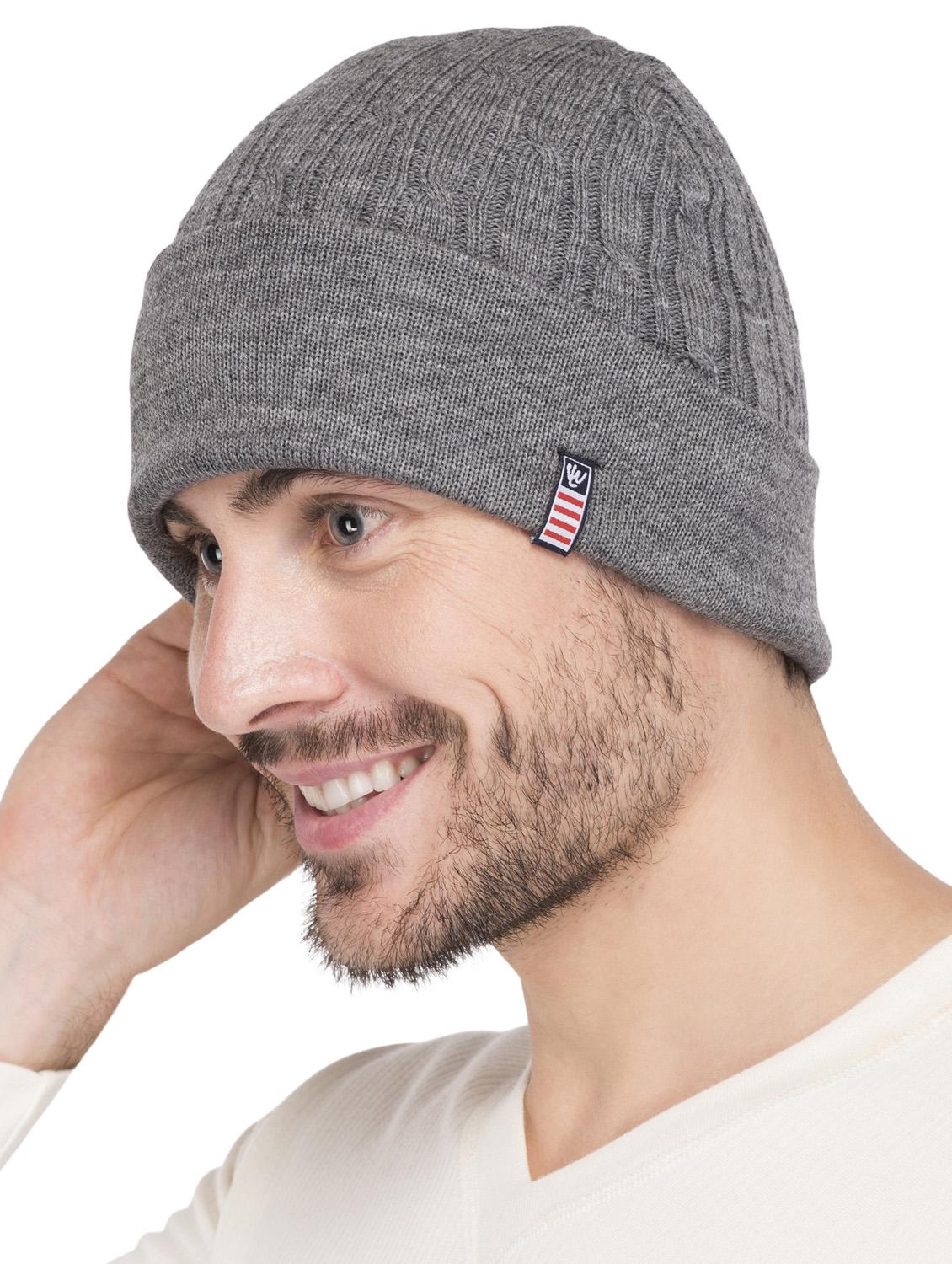 grey wool caps and hat - 15498081 - Zoom Image - 2