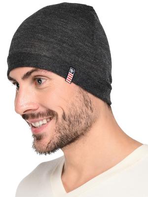 grey wool beanie - 15498104 - Standard Image - 2