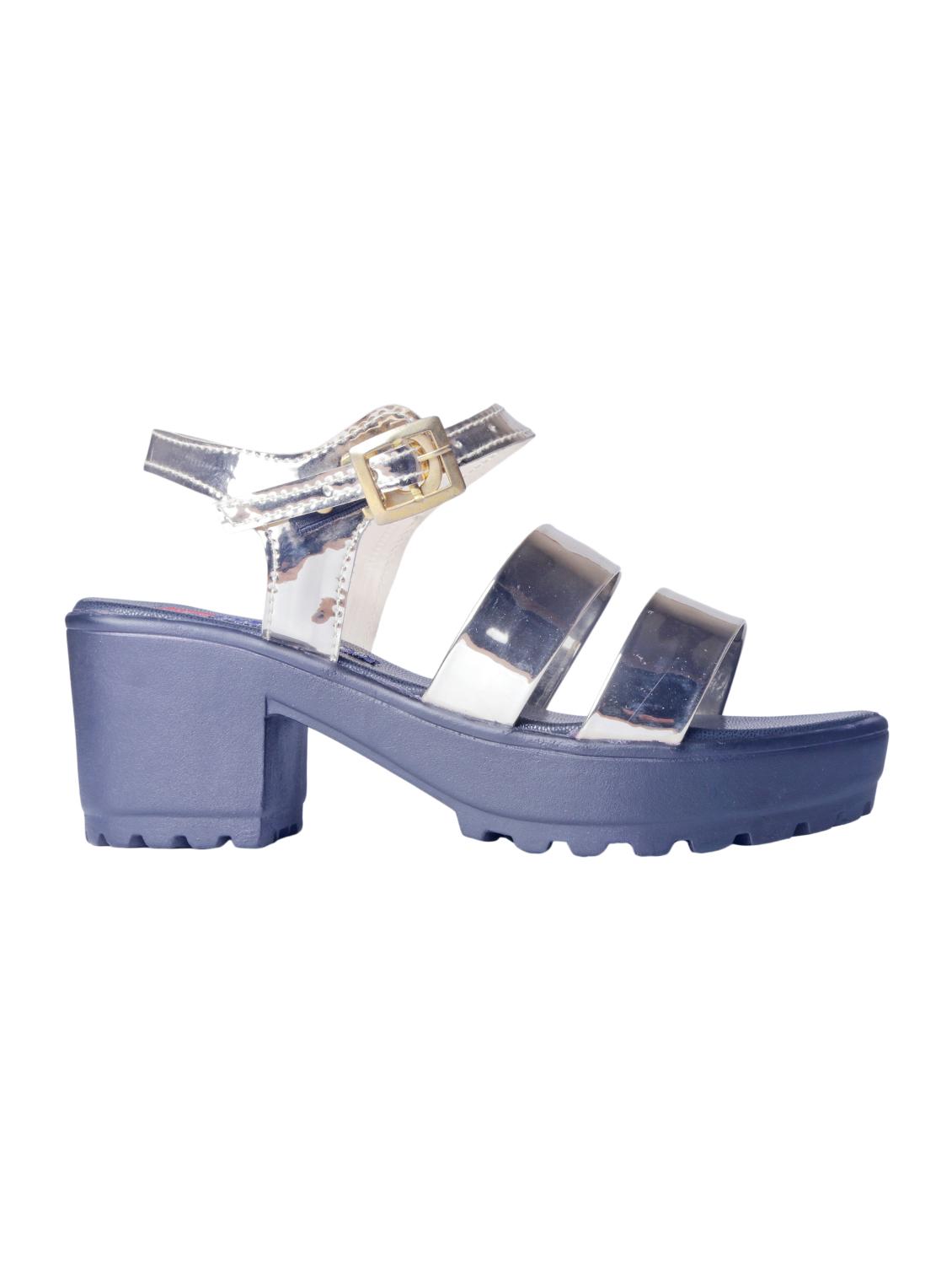 silver back strap sandals - 15498164 - Zoom Image - 2
