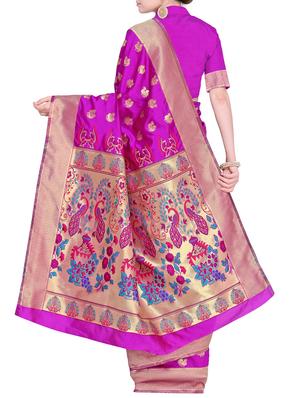 Conversational paithani saree with blouse - 15498595 - Standard Image - 2