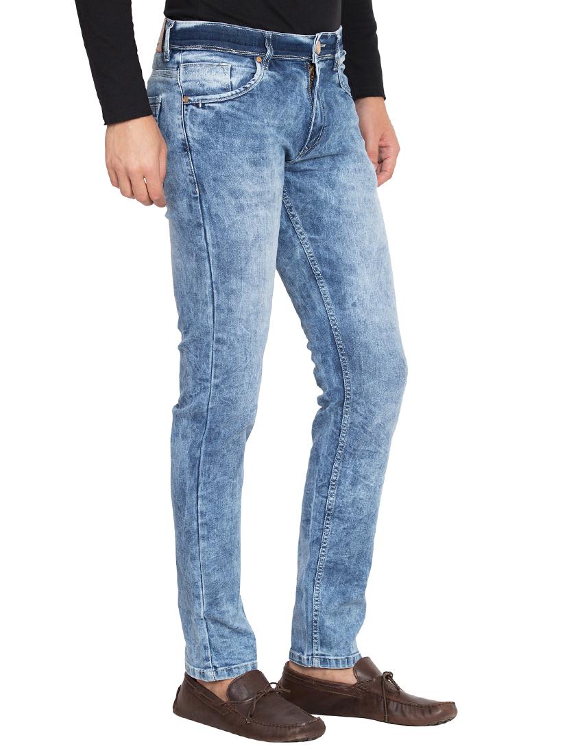 blue denim washed jeans - 15498937 - Zoom Image - 2
