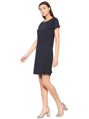 back lace paneled a-line dress - 15498968 - Standard Image - 2