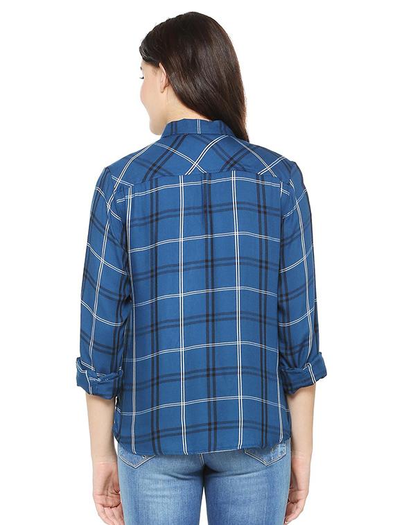 pocket patch checkered shirt - 15498982 - Zoom Image - 2