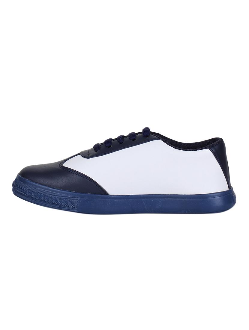 blue lace-up sneakers - 15500149 - Zoom Image - 2