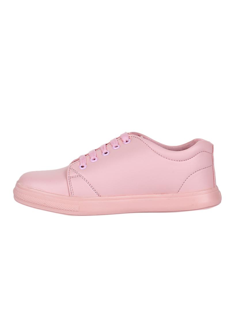 pink lace-up sneakers - 15500156 - Zoom Image - 2
