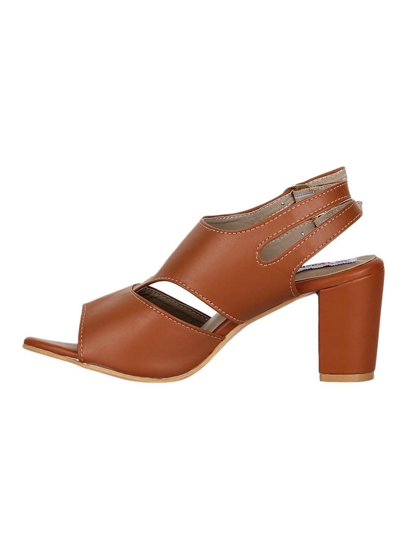 tan back strap sandals - 15500170 - Zoom Image - 2