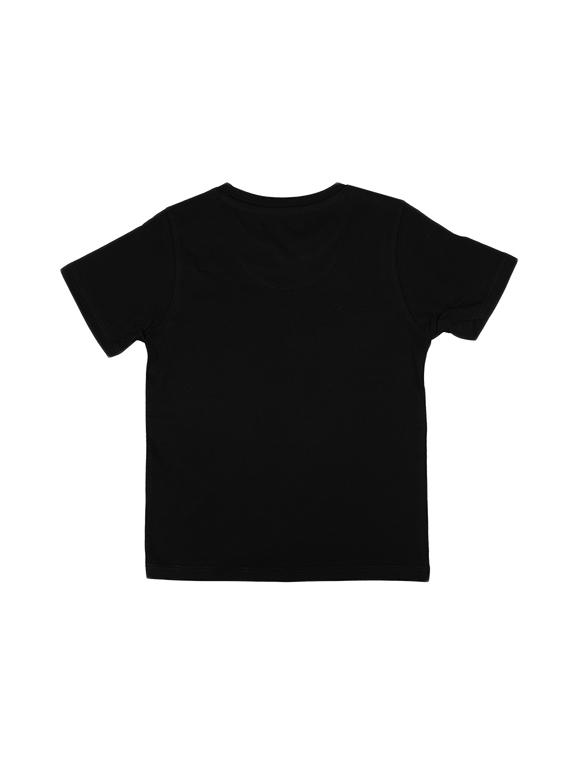 black cotton tshirt - 15500186 - Zoom Image - 2