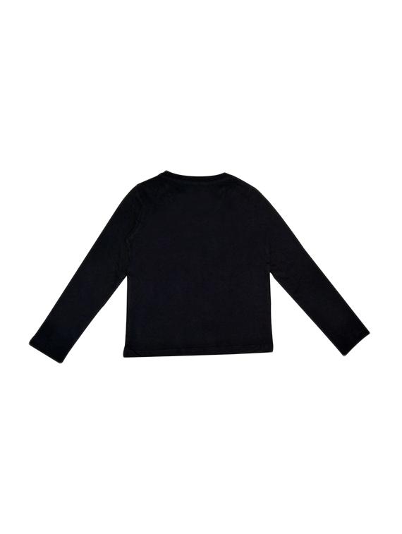 black cotton tshirt - 15500203 - Zoom Image - 2