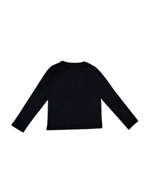 black cotton tshirt - 15500223 - Standard Image - 2