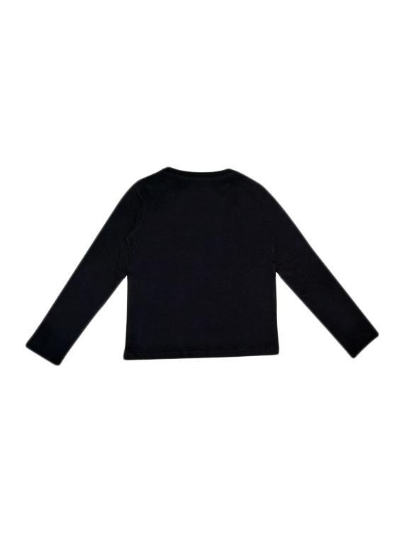 black cotton tshirt - 15500274 - Zoom Image - 2