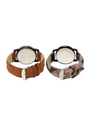 ACNOS Round dial analog watch combo(WAT-LR-01-03-COMBO) - 15500320 - Standard Image - 2