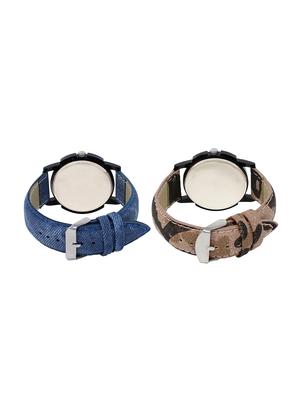 ACNOS Round dial analog watch combo(WAT-LR-02-03-COMBO) - 15500391 - Standard Image - 2