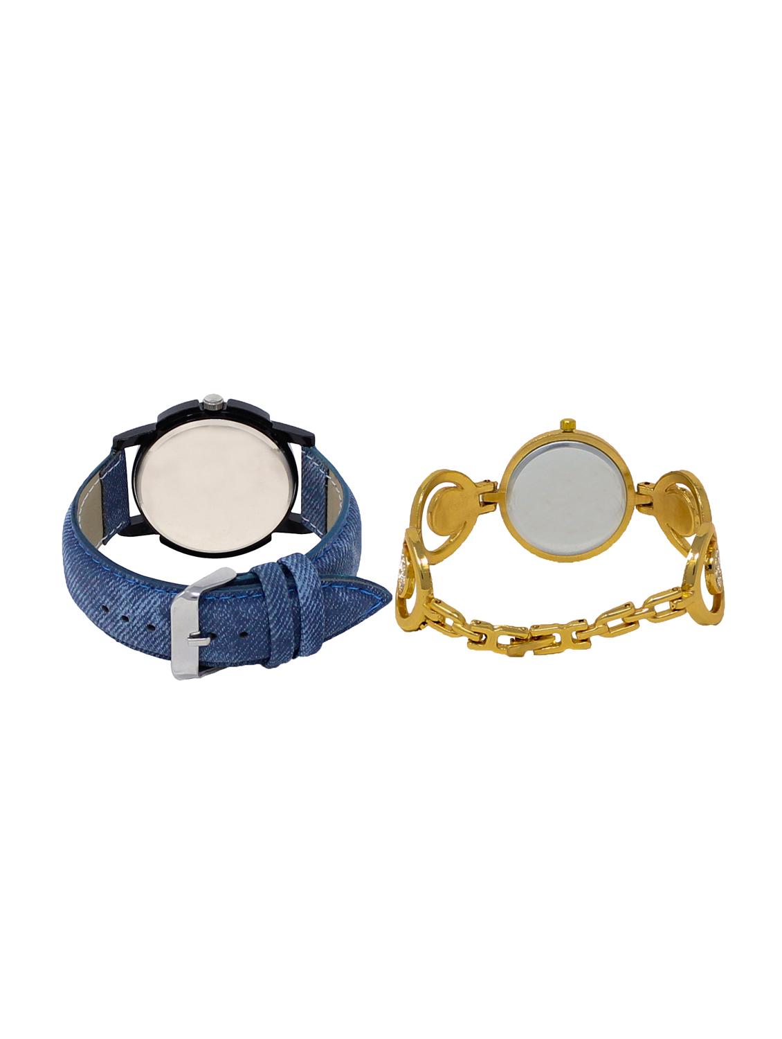 ACNOS Round dial analog couple watch(WAT-LR-02-204-COMBO) - 15500430 - Zoom Image - 2