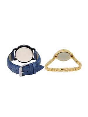 ACNOS Round dial analog couple watch(WAT-LR-02-224-COMBO) - 15500447 - Standard Image - 2