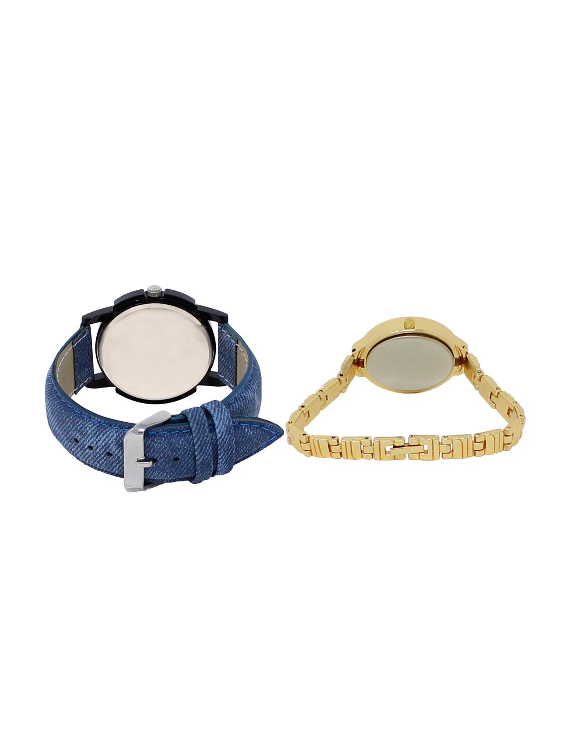 ACNOS Round dial analog couple watch(WAT-LR-02-224-COMBO) - 15500447 - Zoom Image - 2