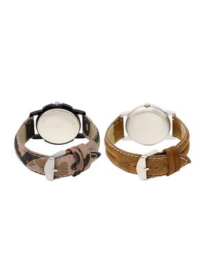 ACNOS Round dial analog watch combo(WAT-LR-03-09-COMBO) - 15500467 - Standard Image - 2