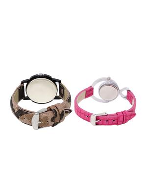 ACNOS Round dial analog couple watch(WAT-LR-03-205-COMBO) - 15500501 - Standard Image - 2
