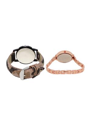 ACNOS Round dial analog couple watch(WAT-LR-03-225-COMBO) - 15500518 - Standard Image - 2