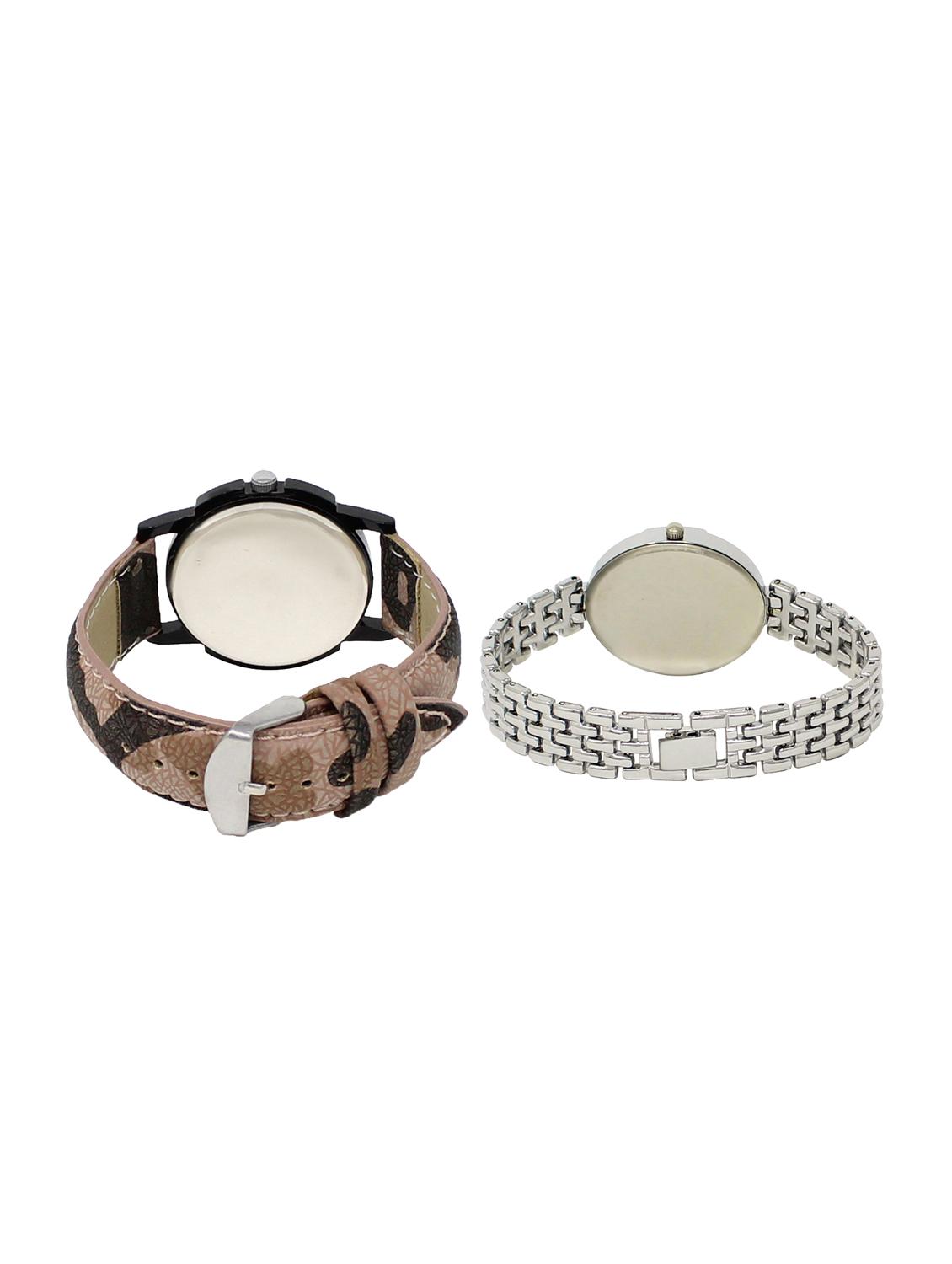 ACNOS Round dial analog couple watch(WAT-LR-03-227-COMBO) - 15500520 - Zoom Image - 2