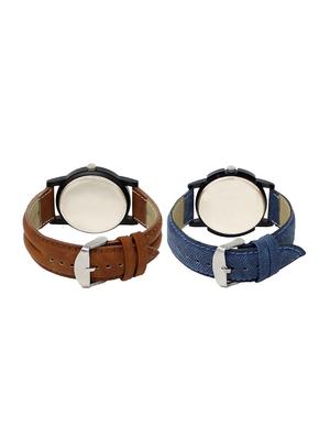 ACNOS Round dial analog watch combo(WAT-LR-04-07-COMBO) - 15500534 - Standard Image - 2