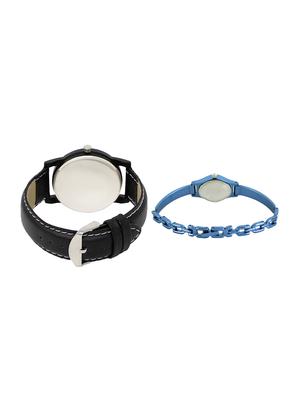 ACNOS Round dial analog couple watch(WAT-LR-05-218-COMBO) - 15500648 - Standard Image - 2