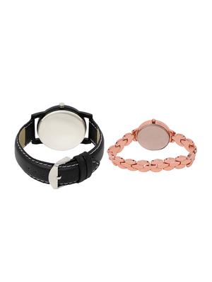 ACNOS Round dial analog couple watch(WAT-LR-05-222-COMBO) - 15500652 - Standard Image - 2