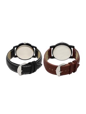 ACNOS Round dial analog watch combo(WAT-LR-06-11-COMBO) - 15500673 - Standard Image - 2