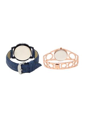 ACNOS Round dial analog couple watch(WAT-LR-07-213-COMBO) - 15500777 - Standard Image - 2