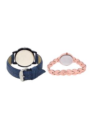 ACNOS Round dial analog couple watch(WAT-LR-07-215-COMBO) - 15500778 - Standard Image - 2