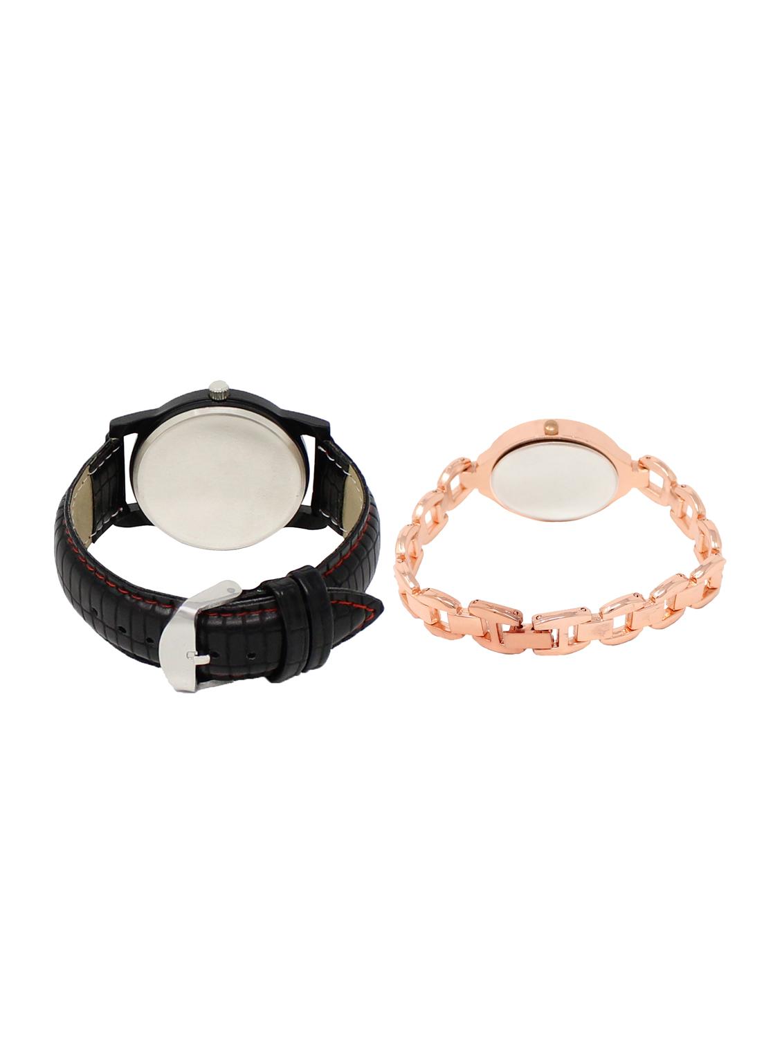 ACNOS Round dial analog couple watch(WAT-LR-08-210-COMBO) - 15500840 - Zoom Image - 2
