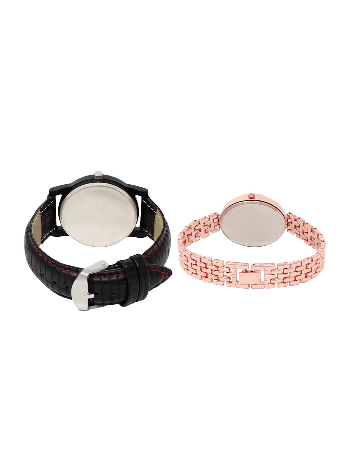 ACNOS Round dial analog couple watch(WAT-LR-08-228-COMBO) - 15500856 - Zoom Image - 2