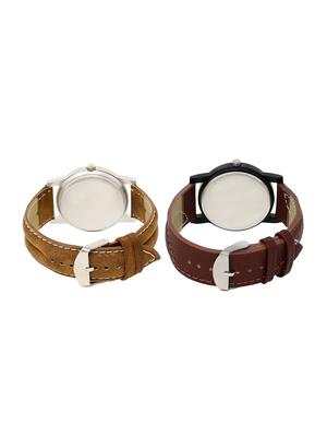 ACNOS Round dial analog watch combo(WAT-LR-09-11-COMBO) - 15500868 - Standard Image - 2