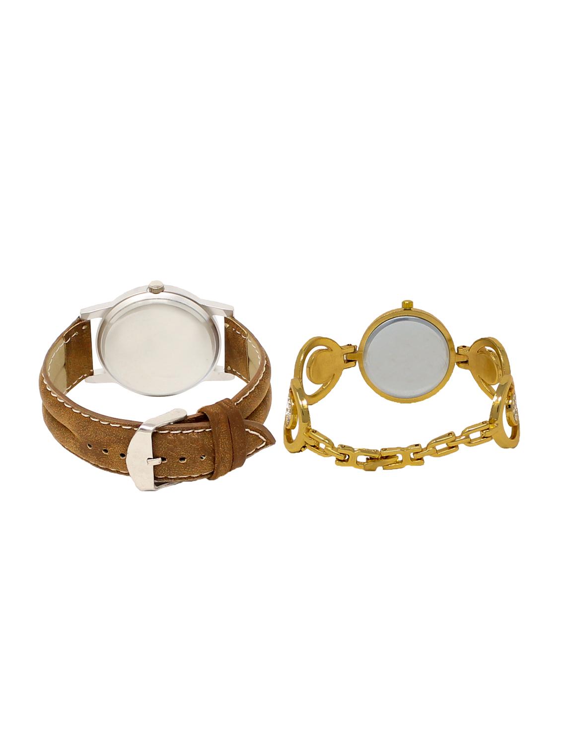 ACNOS Round dial analog couple watch(WAT-LR-09-204-COMBO) - 15500899 - Zoom Image - 2