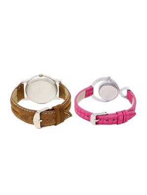 ACNOS Round dial analog couple watch(WAT-LR-09-205-COMBO) - 15500900 - Standard Image - 2