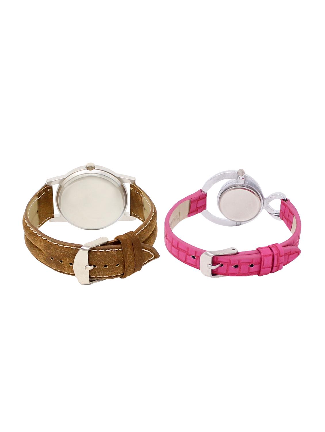 ACNOS Round dial analog couple watch(WAT-LR-09-205-COMBO) - 15500900 - Zoom Image - 2
