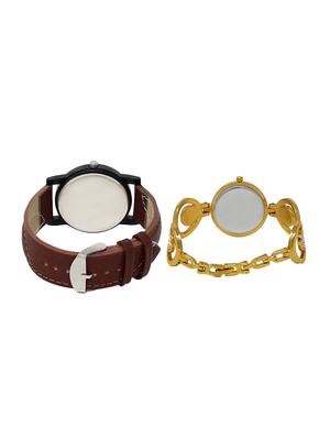 ACNOS Round dial analog couple watch(WAT-LR-11-204-COMBO) - 15501024 - Standard Image - 2