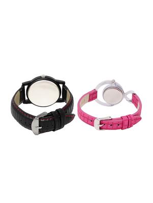 ACNOS Round dial analog couple watch(WAT-LR-12-205-COMBO) - 15501086 - Standard Image - 2