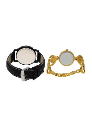 ACNOS Round dial analog couple watch(WAT-LR-13-204-COMBO) - 15501145 - Standard Image - 2