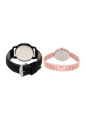 ACNOS Round dial analog couple watch(WAT-LR-13-228-COMBO) - 15501166 - Standard Image - 2