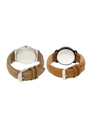 ACNOS Round dial analog watch combo(WAT-LR-14-18-COMBO) - 15501180 - Standard Image - 2