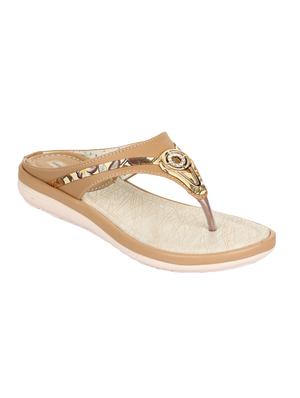 brown toe separator sandals - 15501355 - Standard Image - 2