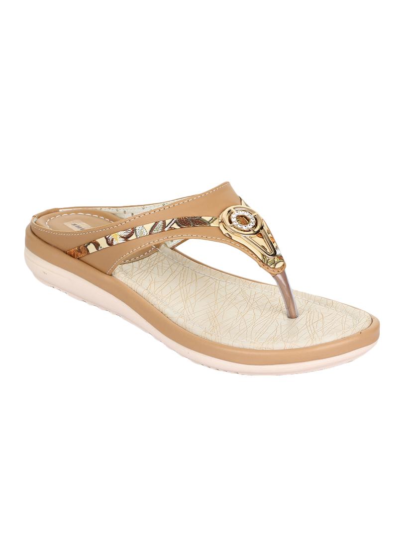 brown toe separator sandals - 15501355 - Zoom Image - 2